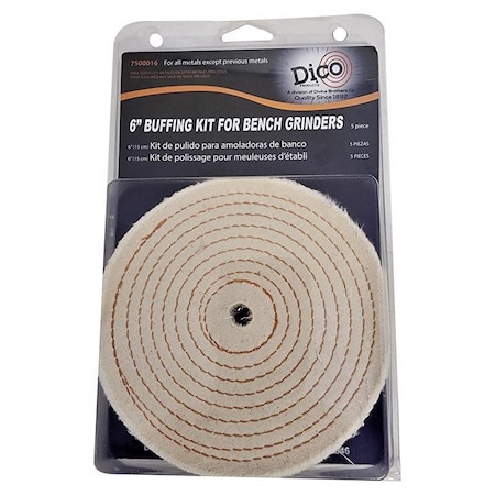 BUFFING WHEEL COTTON 6in.